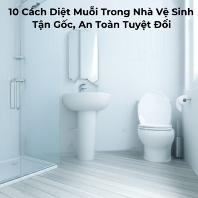 10 Cách Diệt Muỗi Trong Nhà Vệ Sinh Tận Gốc, An Toàn Tuyệt Đối