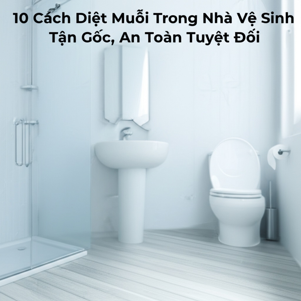 Hình minh họa cho bài viết: 10 Cách Diệt Muỗi Trong Nhà Vệ Sinh Tận Gốc, An Toàn Tuyệt Đối