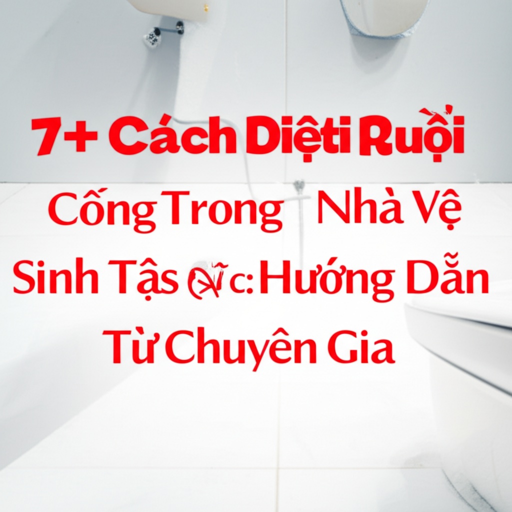 Hình minh họa cho bài viết: 7+ Cách Diệt Ruồi Cống Trong Nhà Vệ Sinh Tận Gốc: Hướng Dẫn Từ Chuyên Gia