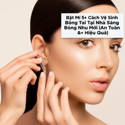 Bật Mí 5+ Cách Vệ Sinh Bông Tai Tại Nhà Sáng Bóng Như Mới (An Toàn & Hiệu Quả)