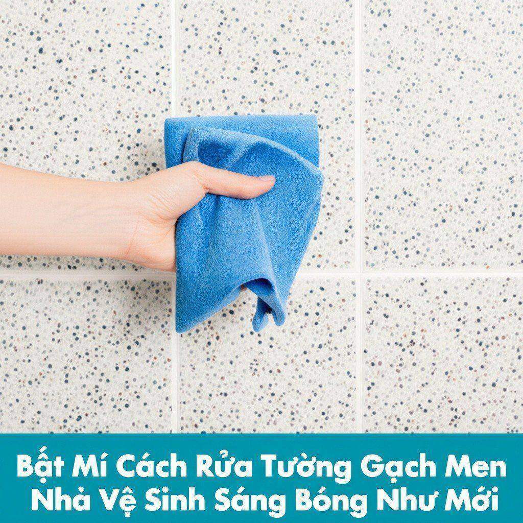 Hình minh họa cho bài viết: Bật Mí Cách Rửa Tường Gạch Men Nhà Vệ Sinh Sáng Bóng Như Mới