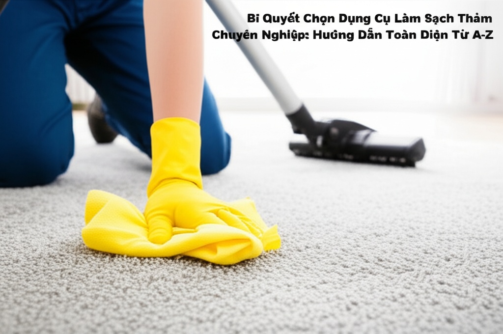 Hình minh họa cho bài viết: Bí Quyết Chọn Dụng Cụ Làm Sạch Thảm Chuyên Nghiệp: Hướng Dẫn Toàn Diện Từ A-Z