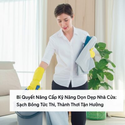 Bí Quyết Nâng Cấp Kỹ Năng Dọn Dẹp Nhà Cửa: Sạch Bóng Tức Thì, Thảnh Thơi Tận Hưởng