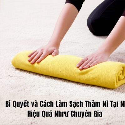 Bí Quyết và Cách Làm Sạch Thảm Nỉ Tại Nhà Hiệu Quả Như Chuyên Gia