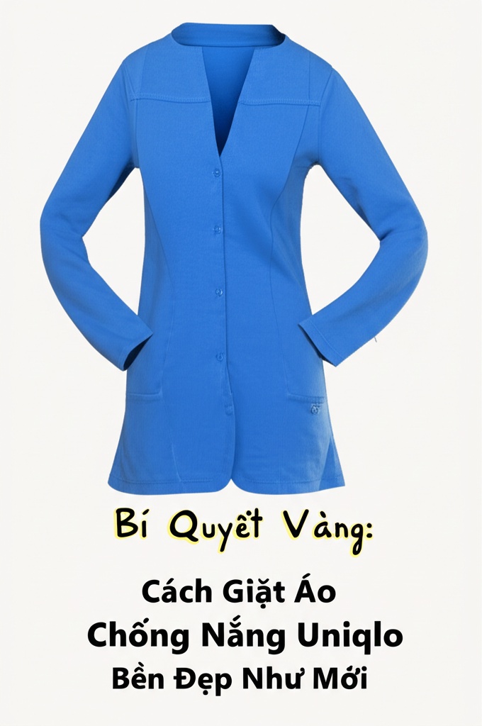 Hình minh họa cho bài viết: Bí Quyết Vàng: Cách Giặt Áo Chống Nắng Uniqlo Bền Đẹp Như Mới