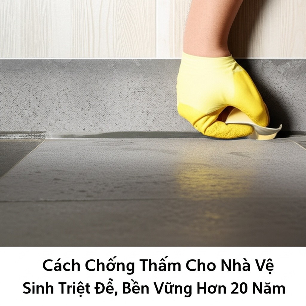 Hình minh họa cho bài viết: Cách Chống Thấm Cho Nhà Vệ Sinh Triệt Để, Bền Vững Hơn 20 Năm