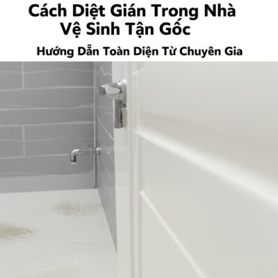 Cách Diệt Gián Trong Nhà Vệ Sinh Tận Gốc: Hướng Dẫn Toàn Diện Từ Chuyên Gia