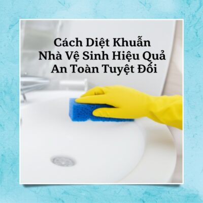 Cách Diệt Khuẩn Nhà Vệ Sinh Hiệu Quả, An Toàn Tuyệt Đối