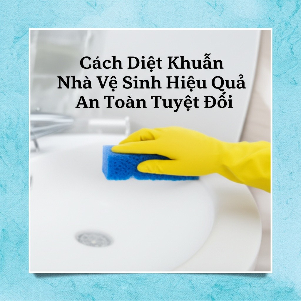 Hình minh họa cho bài viết: Cách Diệt Khuẩn Nhà Vệ Sinh Hiệu Quả, An Toàn Tuyệt Đối