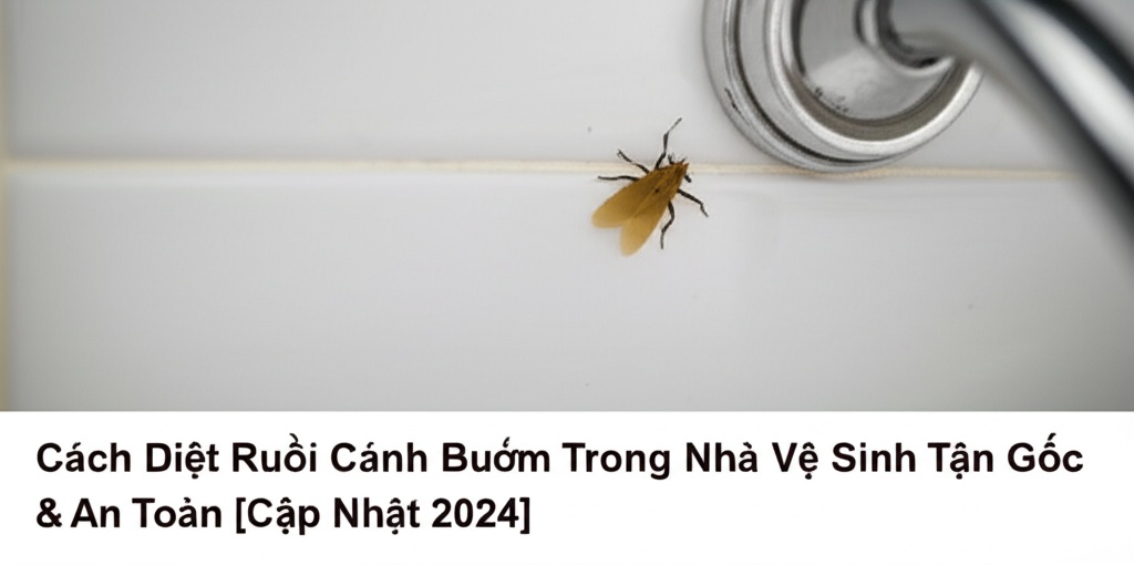 Hình minh họa cho bài viết: Cách Diệt Ruồi Cánh Bướm Trong Nhà Vệ Sinh Tận Gốc & An Toàn [Cập Nhật 2024]