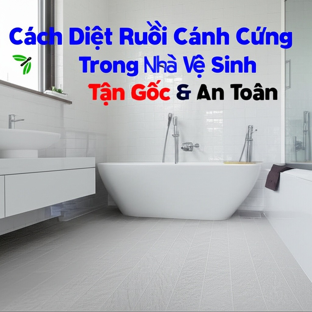 Hình minh họa cho bài viết: Cách Diệt Ruồi Cánh Cứng Trong Nhà Vệ Sinh Tận Gốc & An Toàn