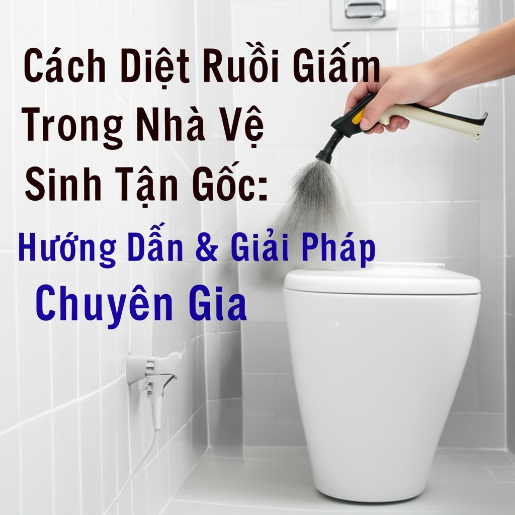 Hình minh họa cho bài viết: Cách Diệt Ruồi Giấm Trong Nhà Vệ Sinh Tận Gốc: Hướng Dẫn & Giải Pháp Chuyên Gia