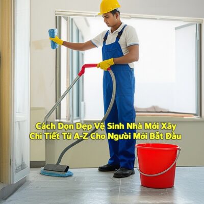Cách Dọn Dẹp Vệ Sinh Nhà Mới Xây Chi Tiết Từ A-Z Cho Người Mới Bắt Đầu