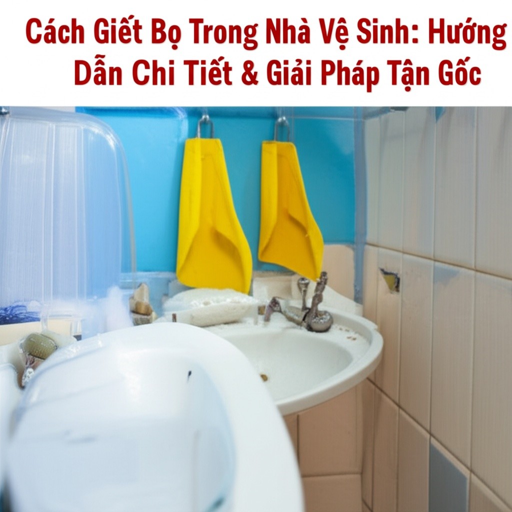 Hình minh họa cho bài viết: Cách Giết Bọ Trong Nhà Vệ Sinh: Hướng Dẫn Chi Tiết & Giải Pháp Tận Gốc