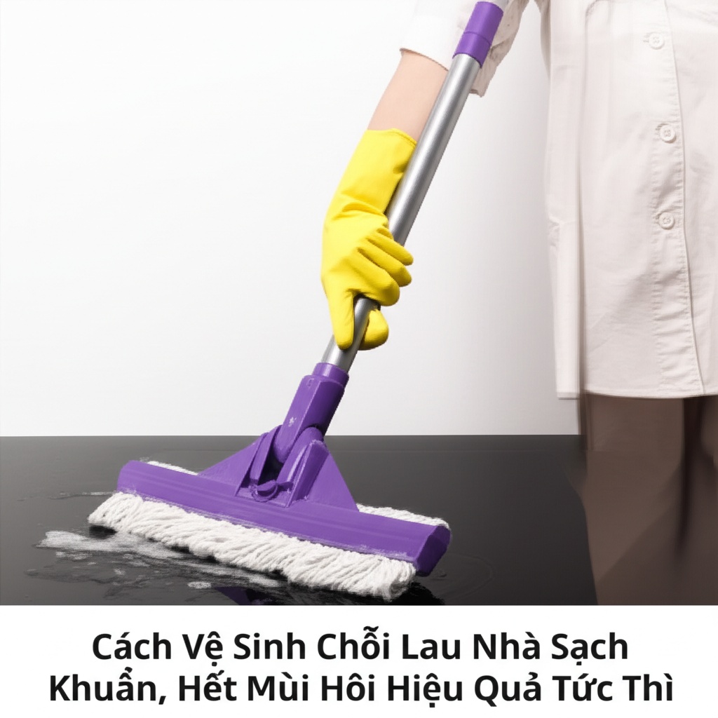 Hình minh họa cho bài viết: Cách Vệ Sinh Chổi Lau Nhà Sạch Khuẩn, Hết Mùi Hôi Hiệu Quả Tức Thì