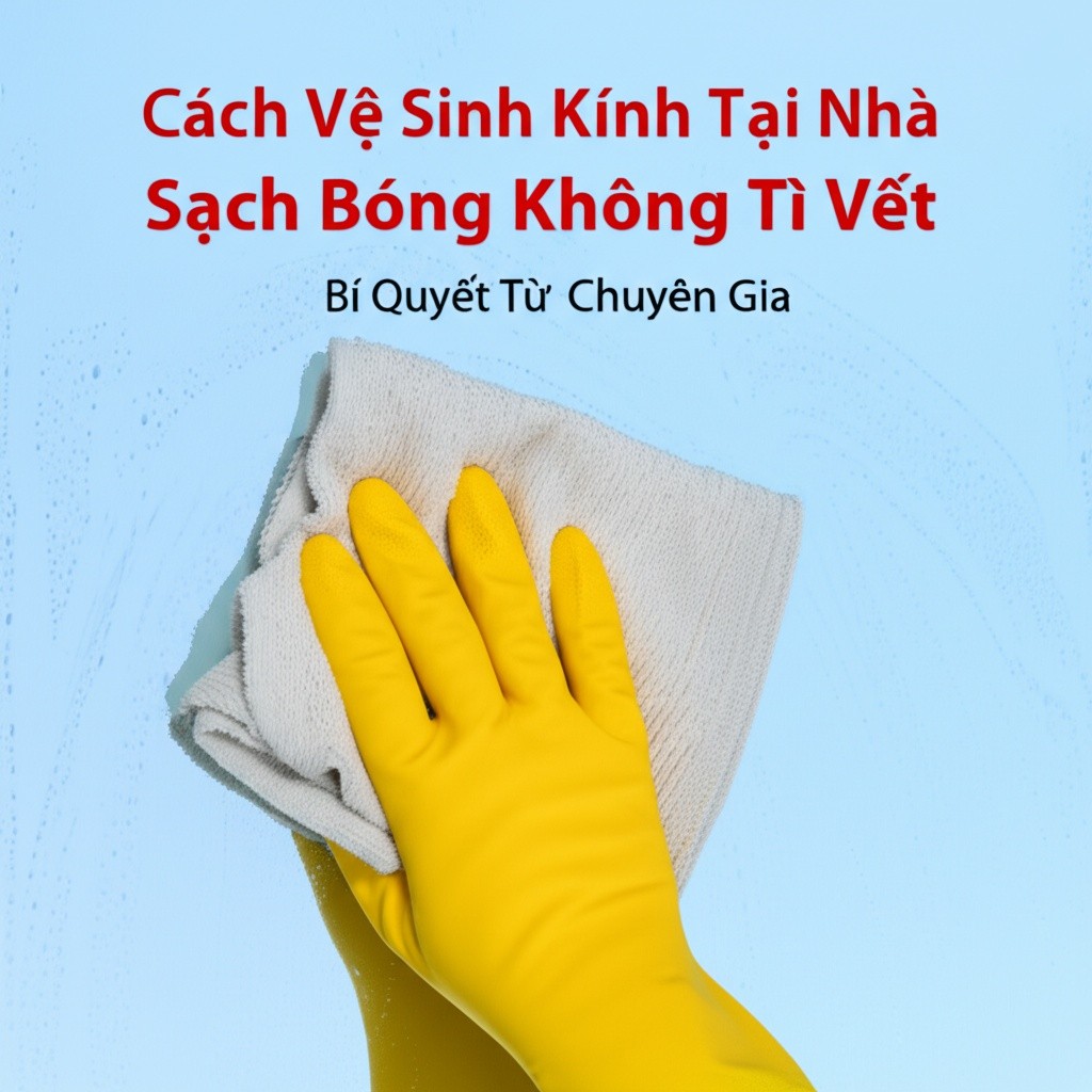 Hình minh họa cho bài viết: Cách Vệ Sinh Kính Tại Nhà Sạch Bóng Không Tì Vết: Bí Quyết Từ Chuyên Gia