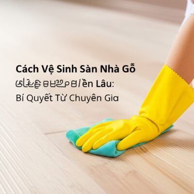 Cách Vệ Sinh Sàn Nhà Gỗ Sáng Bóng Bền Lâu: Bí Quyết Từ Chuyên Gia
