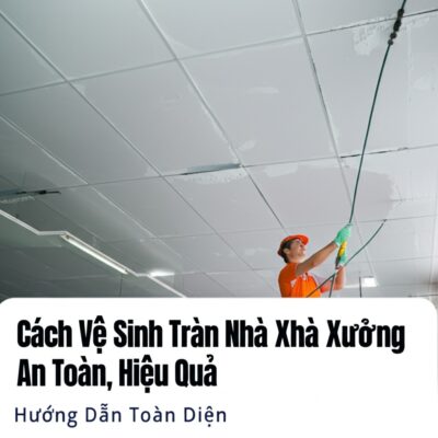 Cách Vệ Sinh Trần Nhà Xưởng An Toàn, Hiệu Quả: Hướng Dẫn Toàn Diện