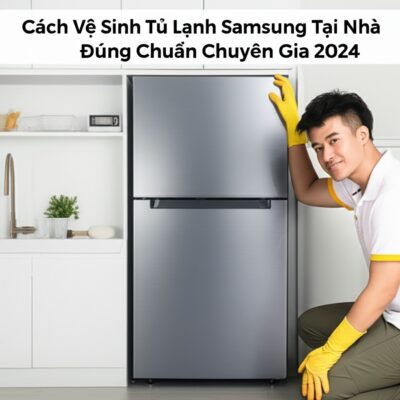 Cách Vệ Sinh Tủ Lạnh Samsung Tại Nhà Đúng Chuẩn Chuyên Gia 2024