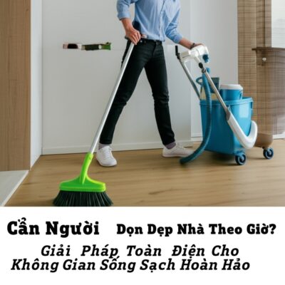 Cần Người Dọn Dẹp Nhà Theo Giờ? Giải Pháp Toàn Diện Cho Không Gian Sống Sạch Hoàn Hảo