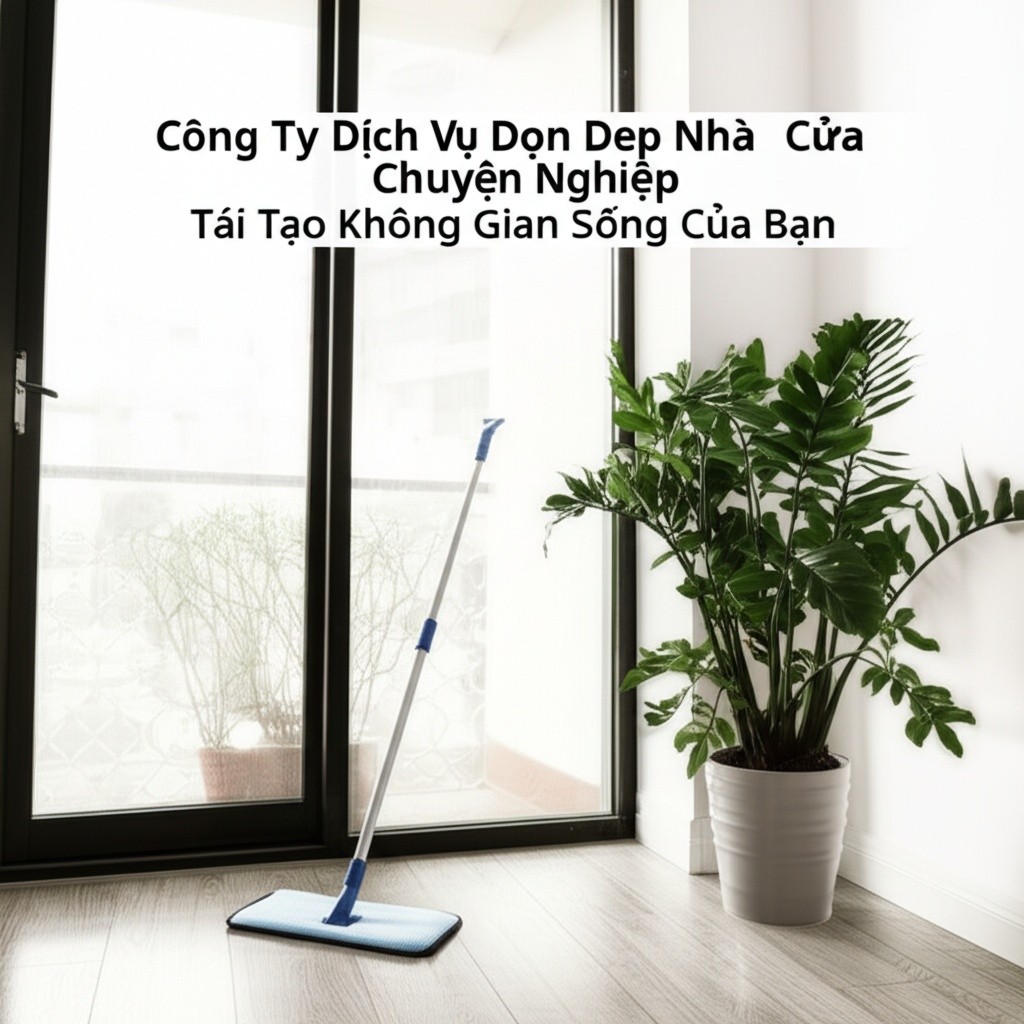 Hình minh họa cho bài viết: Công Ty Dịch Vụ Dọn Dẹp Nhà Cửa Chuyên Nghiệp: Tái Tạo Không Gian Sống Của Bạn