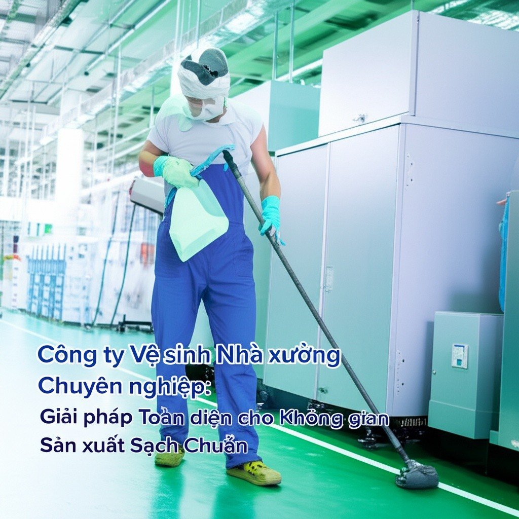 Hình minh họa cho bài viết: Công ty Vệ sinh Nhà xưởng Chuyên nghiệp: Giải pháp Toàn diện cho Không gian Sản xuất Sạch Chuẩn