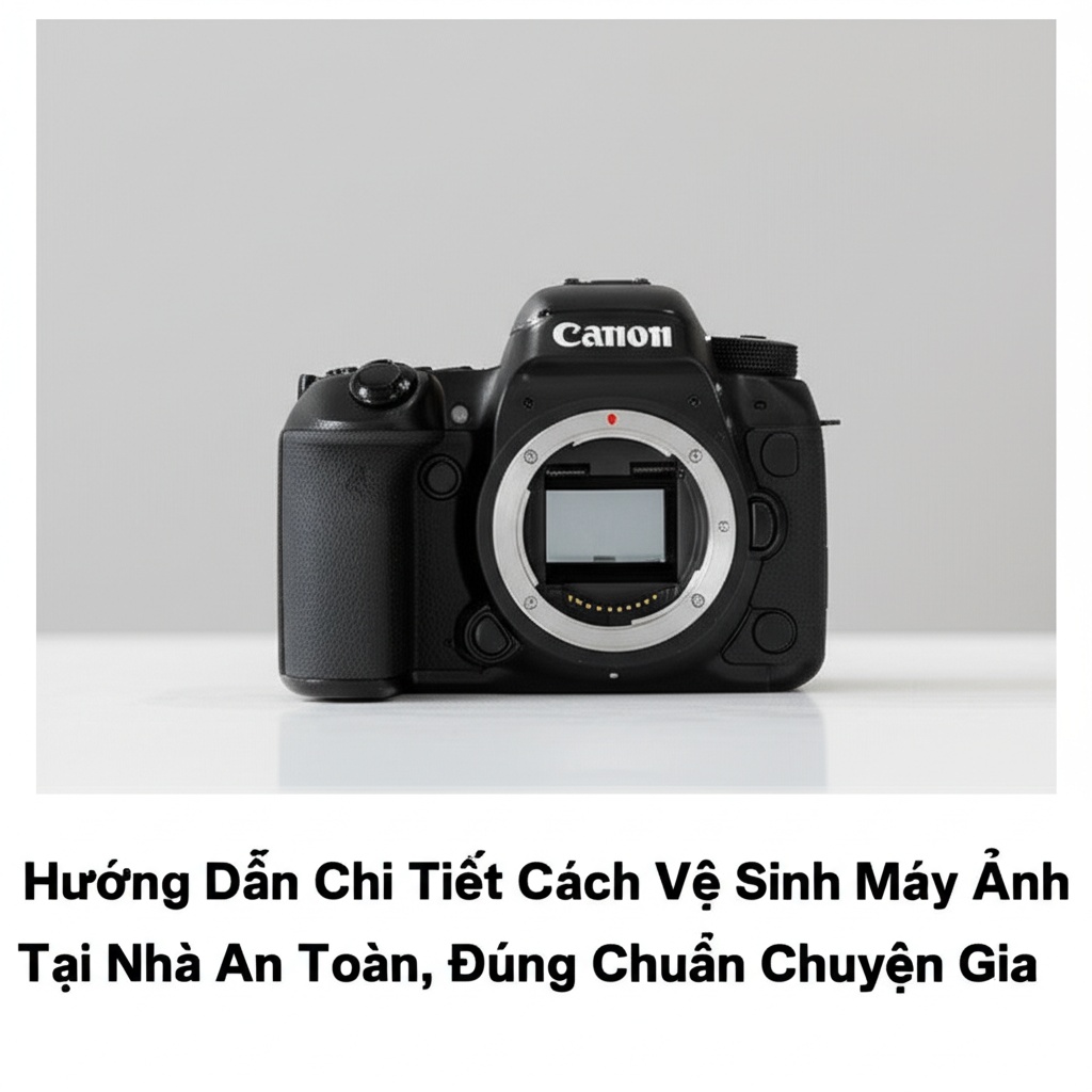 Hình minh họa cho bài viết: Hướng Dẫn Chi Tiết Cách Vệ Sinh Máy Ảnh Tại Nhà An Toàn, Đúng Chuẩn Chuyên Gia