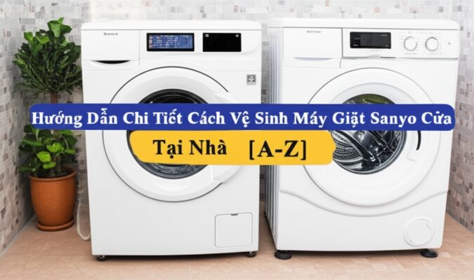 Hướng Dẫn Chi Tiết Cách Vệ Sinh Máy Giặt Sanyo Cửa Trên Tại Nhà [A-Z]