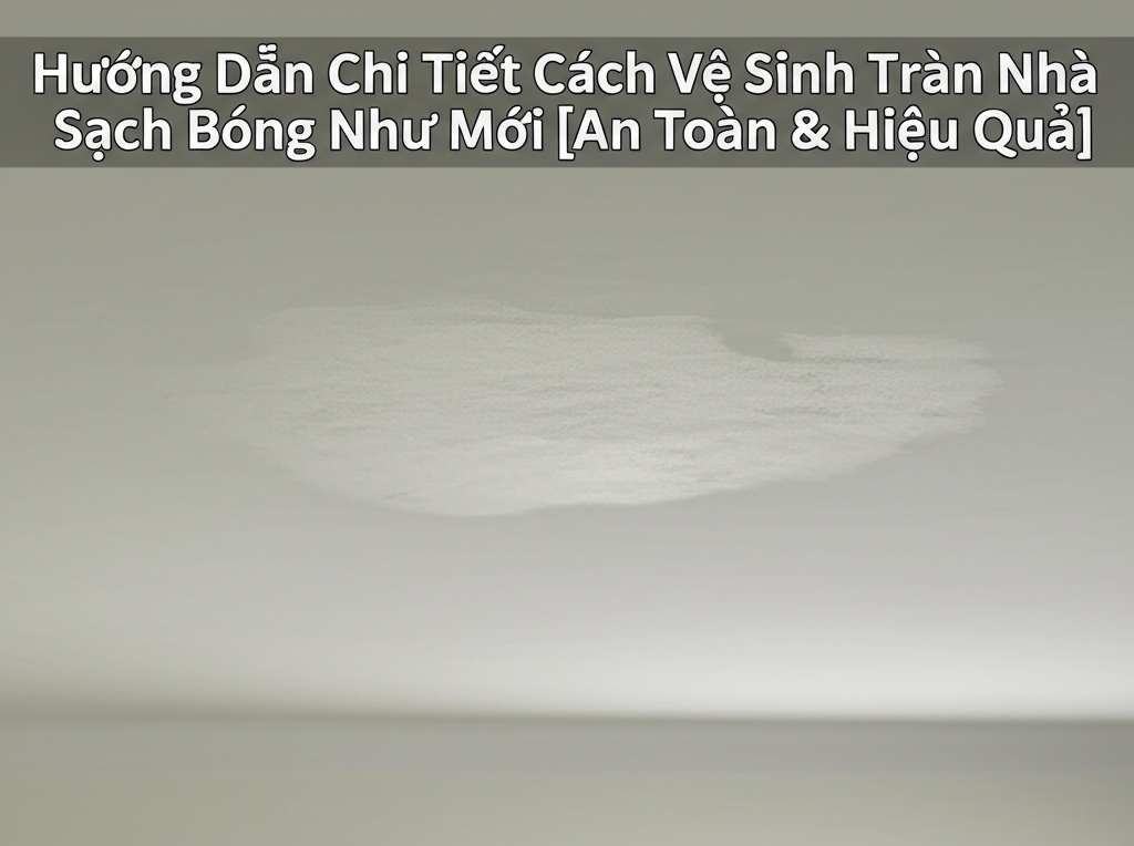 Hình minh họa cho bài viết: Hướng Dẫn Chi Tiết Cách Vệ Sinh Trần Nhà Sạch Bóng Như Mới [An Toàn & Hiệu Quả]