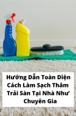 Hướng Dẫn Toàn Diện Cách Làm Sạch Thảm Trải Sàn Tại Nhà Như Chuyên Gia