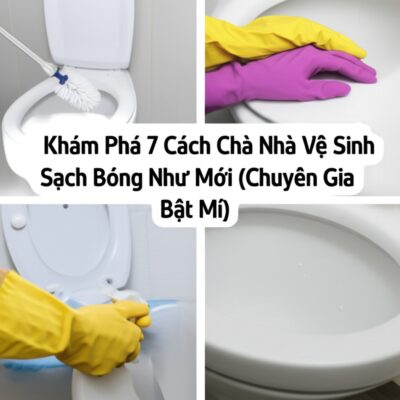 Khám Phá 7 Cách Chà Nhà Vệ Sinh Sạch Bóng Như Mới (Chuyên Gia Bật Mí)