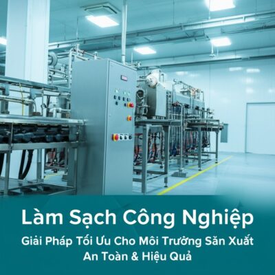 Làm Sạch Công Nghiệp: Giải Pháp Tối Ưu Cho Môi Trường Sản Xuất An Toàn & Hiệu Quả