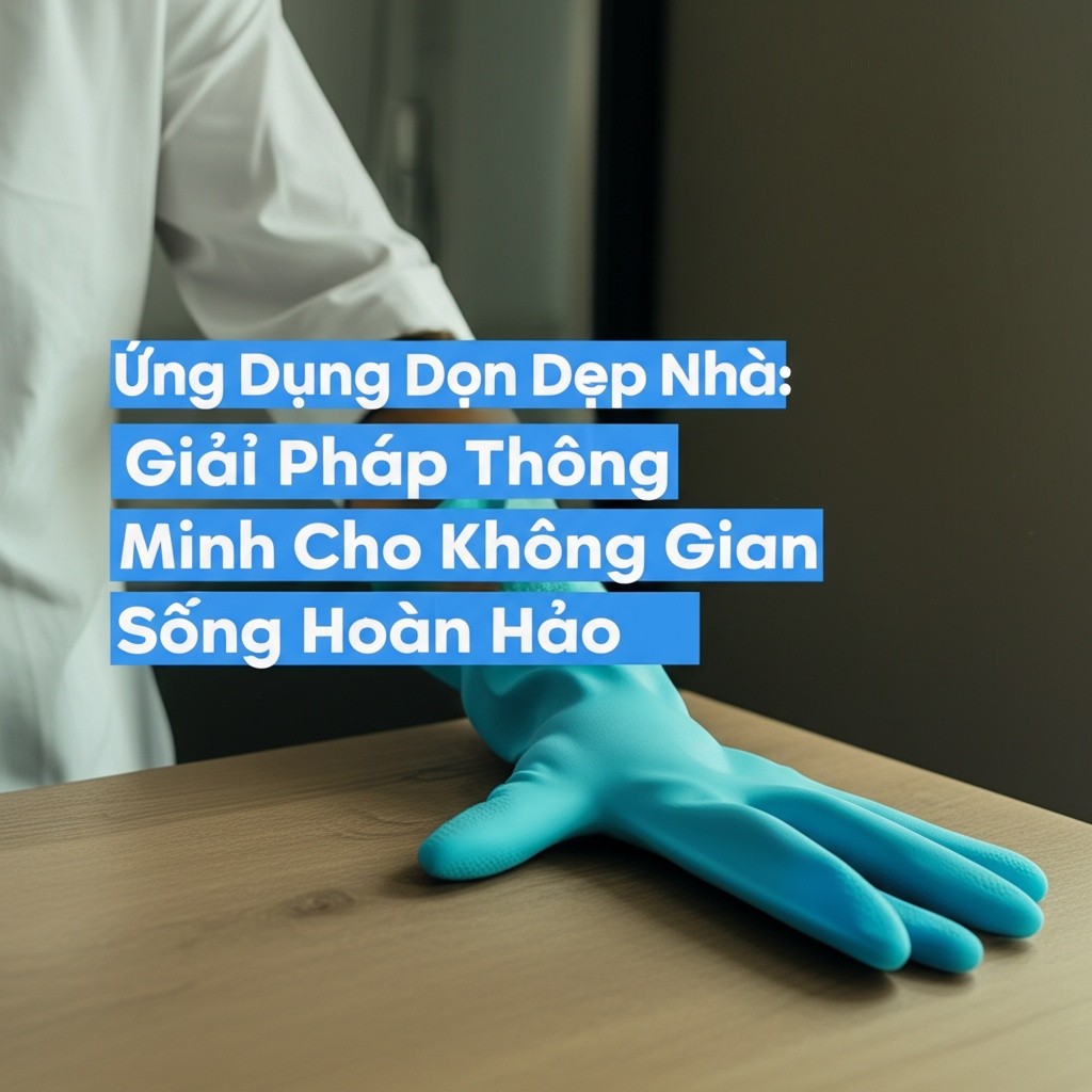 Hình minh họa cho bài viết: Ứng Dụng Dọn Dẹp Nhà: Giải Pháp Thông Minh Cho Không Gian Sống Hoàn Hảo